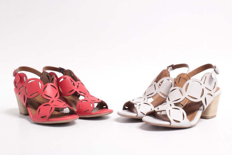 BUENO sandali in pelle fustellata.€89,90 (J0070) ORA IN PROMO A €79,90 