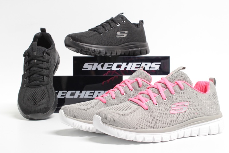 SKECHERS Sneaker in tessuto tecnico traspirante, suola in memory foam. € 49,90 (J0025)