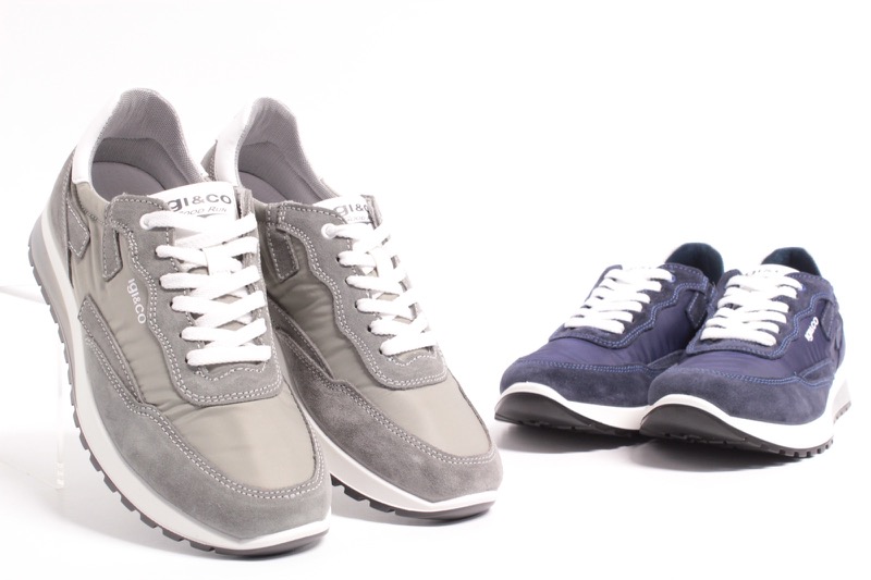 IGI&CO Sneaker in tessuto tecnico e camoscio. Made in Italy. &euro; 79,90 (S0008)