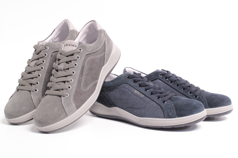 IGI&CO Sneaker in canvas e camoscio. Made in Italy. € 79,90 (S0009)